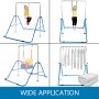 VEVOR Gymnastics Bar ?Blue Gymnastics Bars, Kids Kip Training Bars for Home, Folding Horizontal Bars with Adjustable Height, Practice Bar Gymnastic for Kid, Child, Girls, Boys at Home