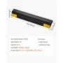 VEVOR Parking Stopper, 406 mm 2 Pcs Heavy Duty Parking Aid for Garage, PP Curb Garage Floor Stopper with Reflective Strips, Vehicles Gadgets for Cars Vans Trucks Tire Wheel Guide Block Stops Bumpers