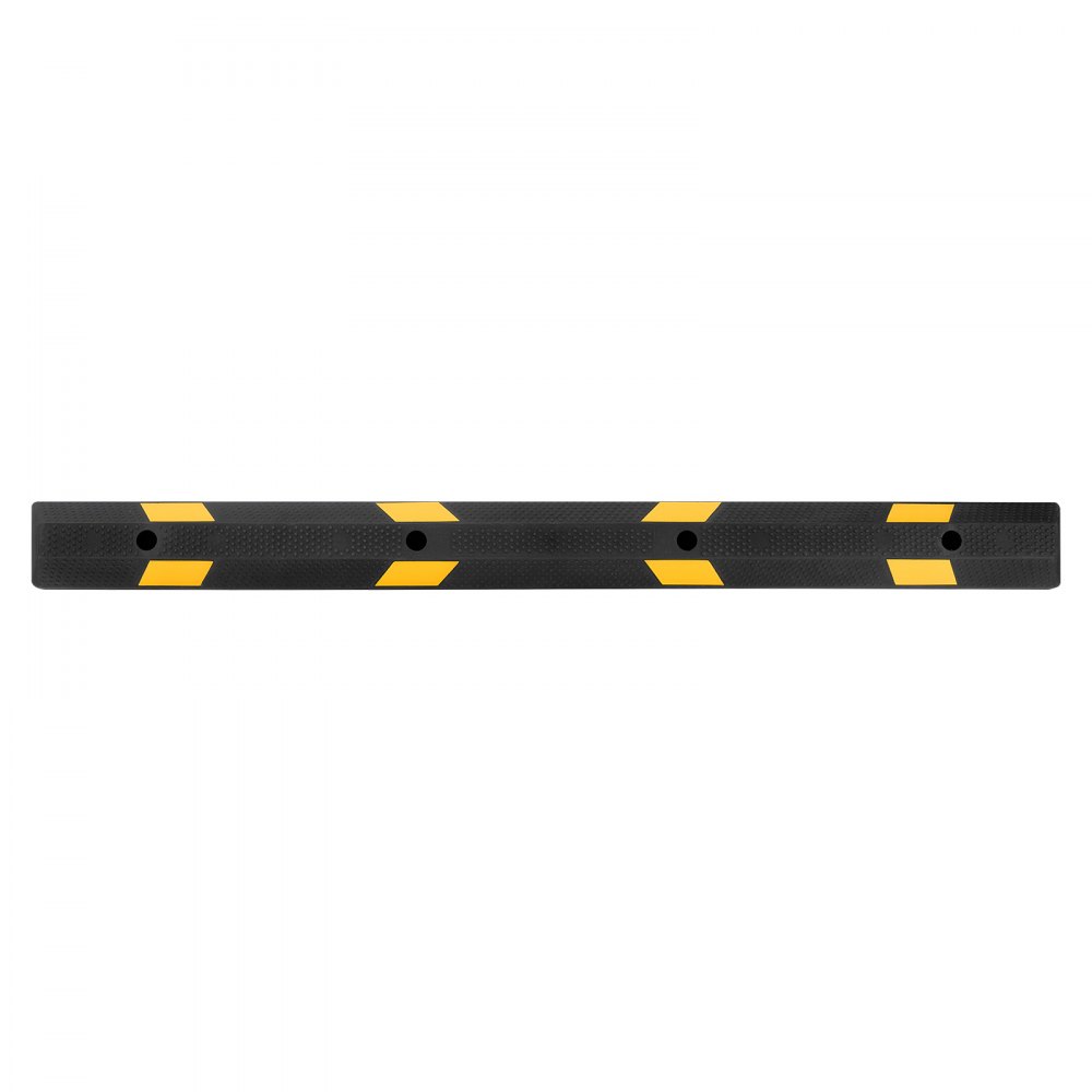 VEVOR Parking Stopper, 72 Inch Heavy Duty Parking Aid for Garage, Rubber Curb Garage Floor Stopper with Reflective Strips, Vehicles Gadgets for Cars Vans Trucks Tire Wheel Guide Block Stops Bumpers