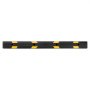 VEVOR Parking Stopper, 1840 mm Heavy Duty Parking Aid for Garage, Rubber Curb Garage Floor Stopper with Reflective Strips, Vehicles Gadgets for Cars Vans Trucks Tire Wheel Guide Block Stops Bumpers