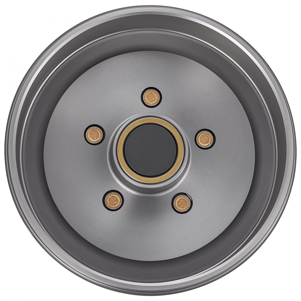 VEVOR Electric Trailer Brake Assembly, 10 x 2-1/4 Inch, 2 Pairs Self-Adjusting Electric Brakes Kit for 3500 lbs Trailer Axle, Backing Plates for Braking System Part Replacement, Fit for Trailers, RVs