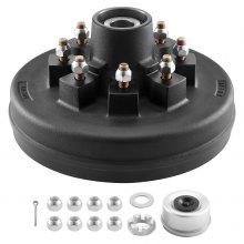 VEVOR Electric Trailer Brake Drum 8 on 4 in Bolt Brake Drum for 7000 lbs Axles