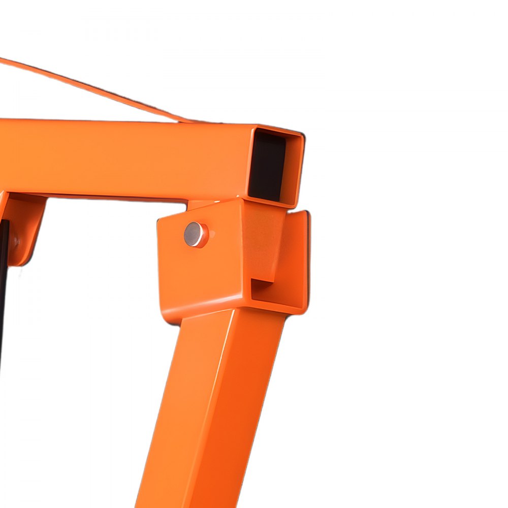 VEVOR Truck Crane, 453.6 kg Pickup Hitch Crane Trailer Hitch Mounted, Manual Hydraulic with 8T Hydraulic Jack, 360° Rotating Telescopic Boom,Foldable Truck Bed Jib for Machine Lumber Equipment Lifting