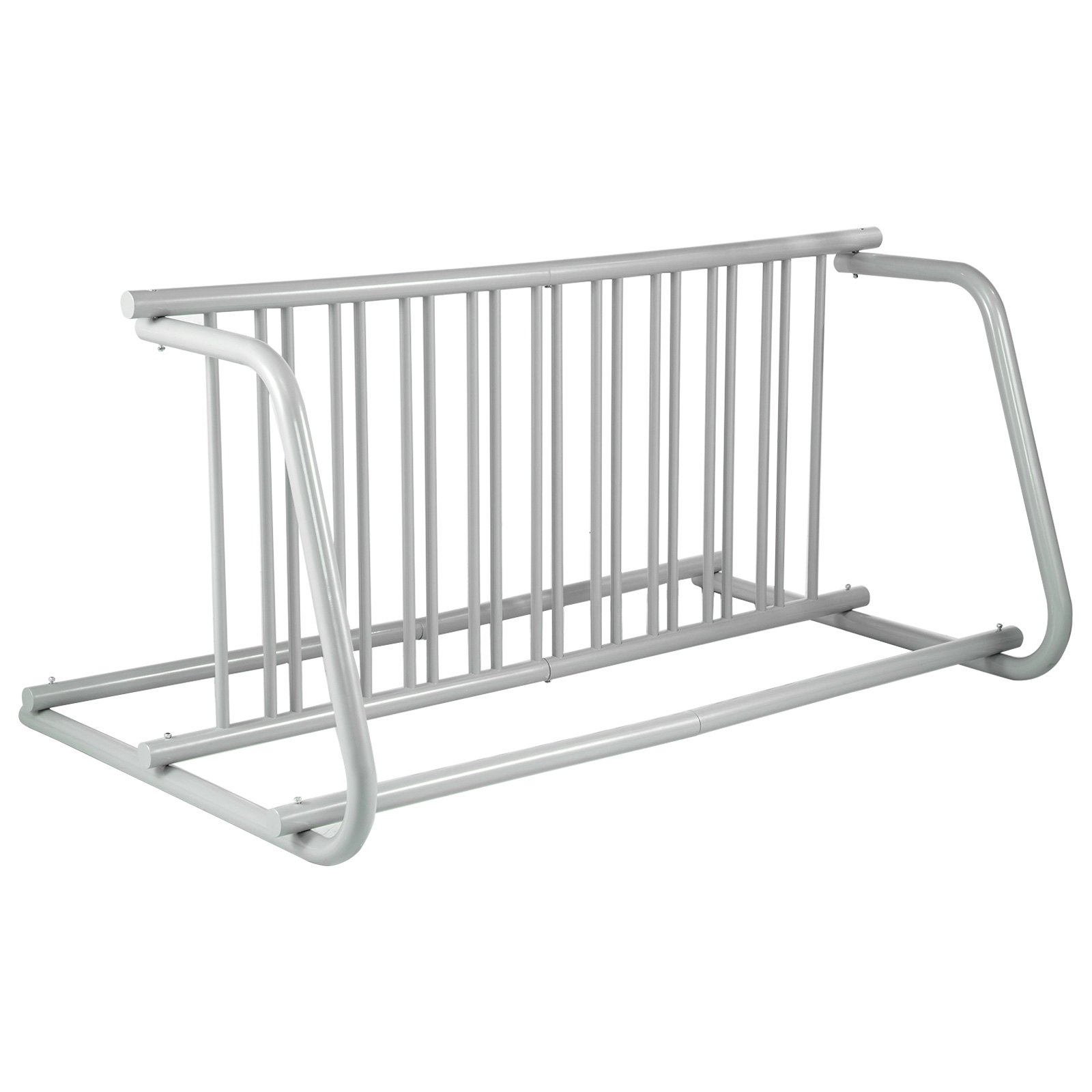VEVOR 10 Holders Floor Bike Rack, 59" Length All-Steel Grid Bike Rack, 10-Bike Capacity Dual-Side Storage Stand for Garages Streets Yards Bike Events