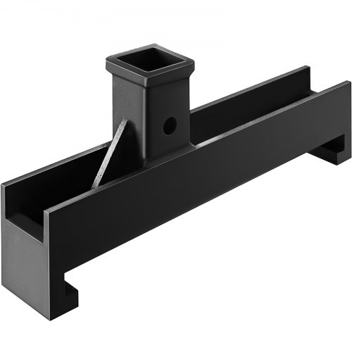Receptor de enganche de remolque de alta resistencia VEVOR panel de carretilla elevadora adaptador de dirección deslizante de carretilla elevadora de 2 pulgadas