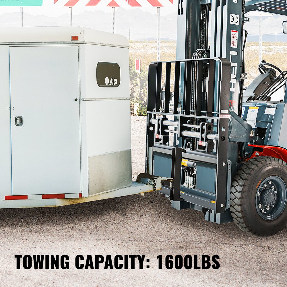 VEVOR Heavy Duty Trailer Hitch Receiver 2 Inch Forklift Skid Steer Adapter forklift panel