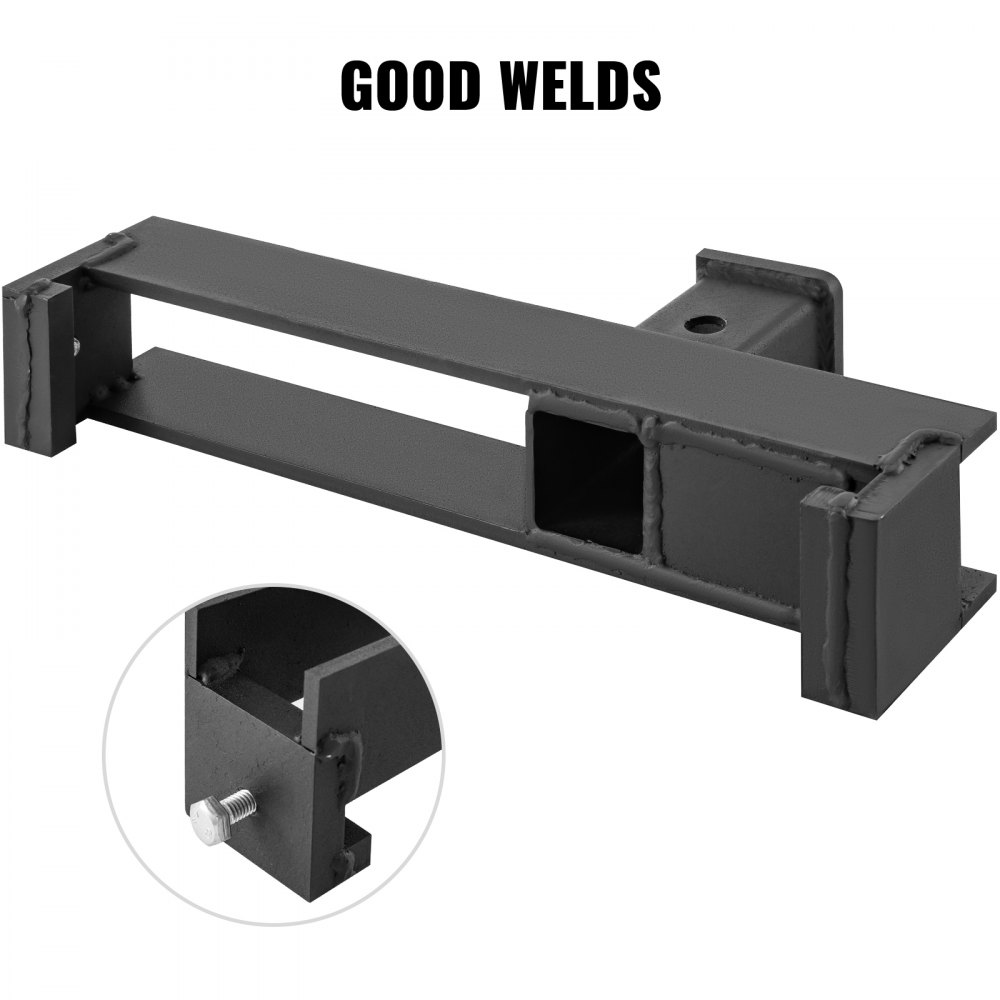 VEVOR Heavy Duty Trailer Hitch Receiver 2 Inch Forklift Skid Steer Adapter forklift panel