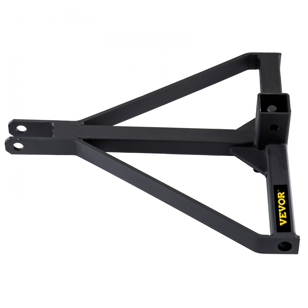 VEVOR 3 Point 2 Inch Universal Trailer Hitch Heavy Duty Receiver Hitch Category 1 Tractor Attachments Tow Hitch with 5000lbs Towing Capacity Black