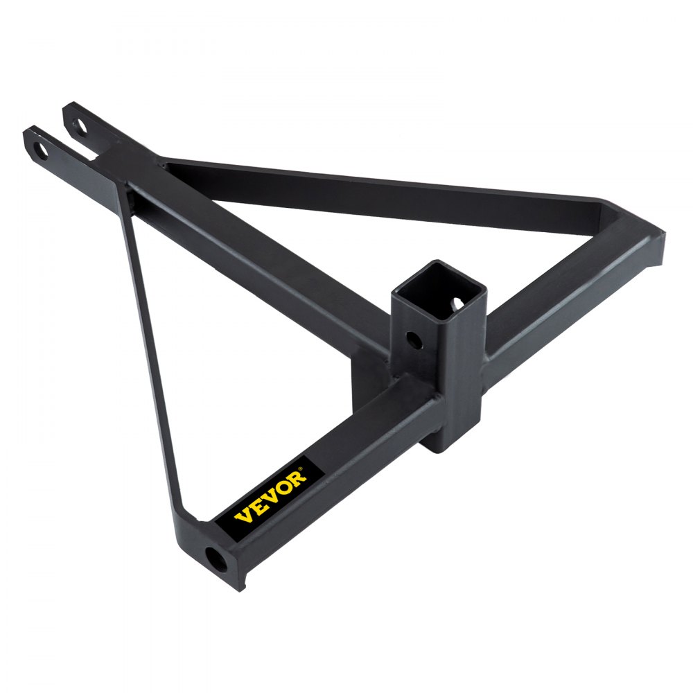 VEVOR 3 Point 2 Inch Universal Trailer Hitch Heavy Duty Receiver Hitch Category 1 Tractor Attachments Tow Hitch with 5000lbs Towing Capacity Black