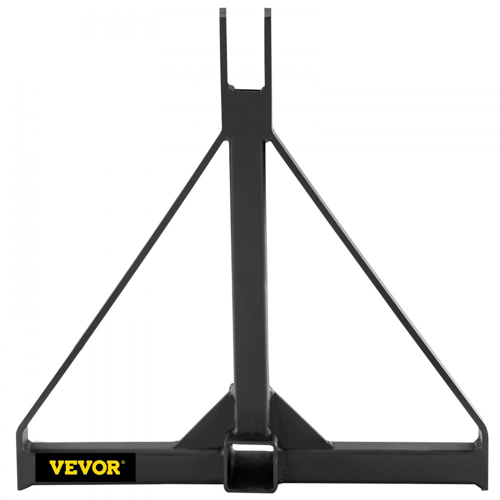 VEVOR 3 Point 2 Inch Universal Trailer Hitch Heavy Duty Receiver Hitch Category 1 Tractor Attachments Tow Hitch with 5000lbs Towing Capacity Black