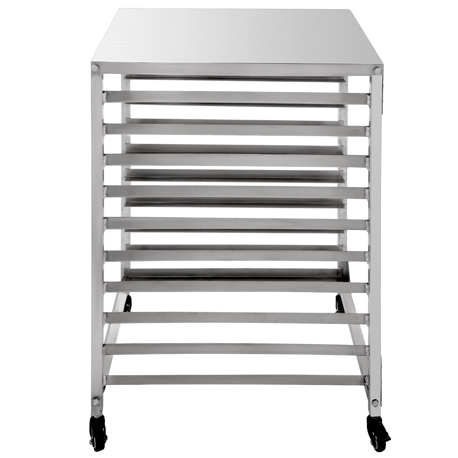 VEVOR Bakery Rack Bun Pan Rack 10-Tier 20.5"Lx26"Wx39"H Aluminum Kitchen Bakery Cooling Rack w/ Cover
