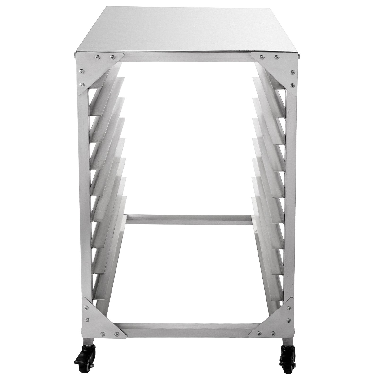 VEVOR Bakery Rack Bun Pan Rack 10-Tier 20.5"Lx26"Wx39"H Aluminum Kitchen Bakery Cooling Rack w/ Cover