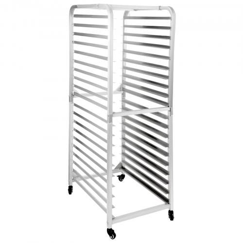 VEVOR 20-Tier Bakery Rack Bun Pan Rack 26" Lx20 Wx69 H Aluminum Commercial & Home Kitchen Cooling Rack