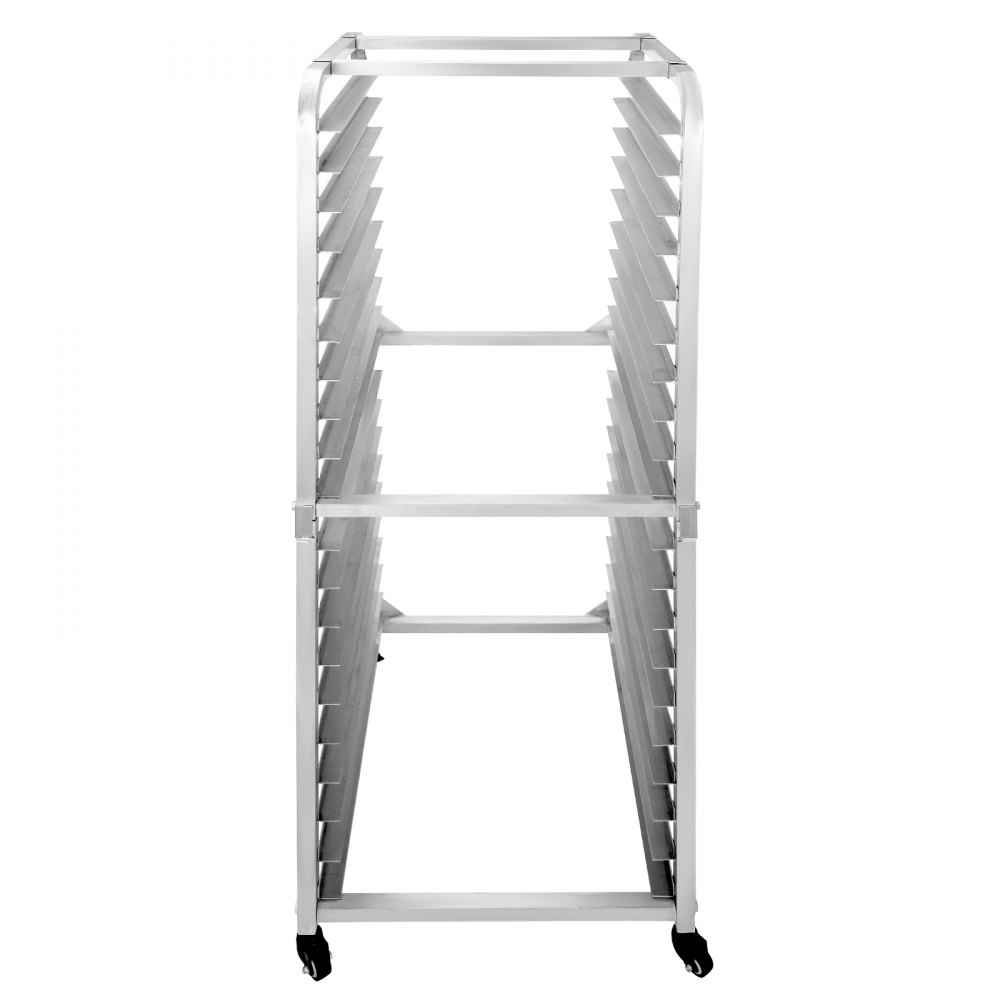 VEVOR 20-Tier Bakery Rack Bun Pan Rack 26" Lx20 Wx69 H Aluminum Commercial & Home Kitchen Cooling Rack
