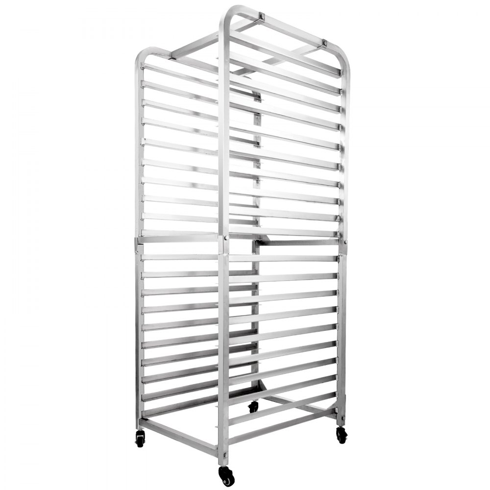 VEVOR 20-Tier Bakery Rack Bun Pan Rack 26" Lx20 Wx69 H Aluminum Commercial & Home Kitchen Cooling Rack