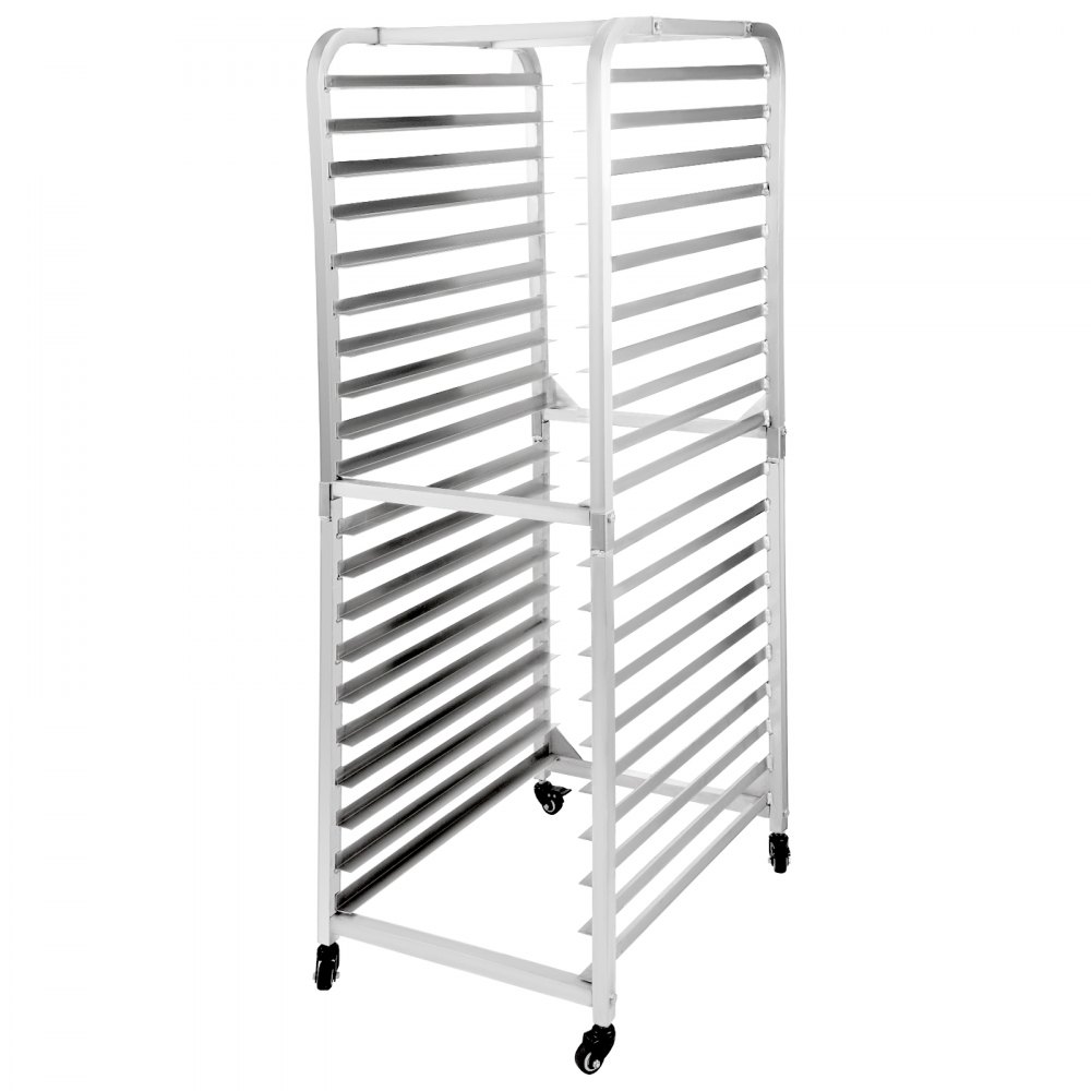 VEVOR 20-Tier Bakery Rack Bun Pan Rack 26" Lx20 Wx69 H Aluminum Commercial & Home Kitchen Cooling Rack