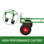 Hand Truck Convertible Dolly 200lb/300lb With 10inch Solid Wheels In Green