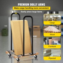 VEVOR Dolly Converter Dolly Bar 12.8 Inch X 5.0 Inch Mattress Dolly 250Lbs