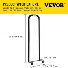 VEVOR Dolly Converter Dolly Bar 12.8 Inch X 5.0 Inch Mattress Dolly 250Lbs
