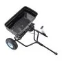 VEVOR Tow Behind Broadcast Spreader, 130LBS Capacity, Tow/Push Garden Spreader with 13 in Tires, 30 Adjustable Setting & 9.8 ft Spreading Width, Lawn Spreaders for Seed, Fertilizer, Salt, Ice Melt
