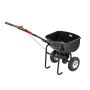 VEVOR Walk Behind Spreader, 60LBS Capacity, Push Spreader with Hopper Grate, 0-9.8 ft Spreading Width, 8 in All Terrain Pneumatic Tires, Garden & Lawn Broadcast Spreaders, for Seed, Fertilizer