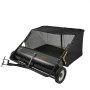 VEVOR Lawn Sweeper Tow Behind Leaf Yard Collector 50" 26 Cu. Ft. Adjustable