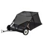 VEVOR Tow-Behind Lawn Sweeper 42-inch Leaf Yard Collector 12 cu.ft. Adjustable