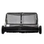 VEVOR 42-inch Lawn Sweeper Tow Behind, 12 cu.ft. Large Pull Behind Grass Sweeper, Heavy Duty Leaf & Grass Collector with Dumping Rope Design, Adjustable Sweeping Height for Picking Up Debris & Grass