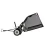 VEVOR 42-inch Lawn Sweeper Tow Behind, 12 cu.ft. Large Pull Behind Grass Sweeper, Heavy Duty Leaf & Grass Collector with Dumping Rope Design, Adjustable Sweeping Height for Picking Up Debris & Grass