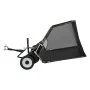 VEVOR Tow Behind Lawn Sweeper, 122cm Pull Behind Yard Sweeper, 26 cu. ft Hopper Bag Capacity, Leaf & Grass Collector with Dumping Rope, Adjustable Sweeping Height, Garden Sweepers for Lawn Farm