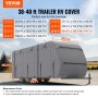 VEVOR Trailer Travel RV Cover 38-40 ft Class A Camper Cover Non-Woven Fabric