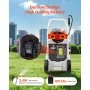 13.1Gal Battery Powered Sprayer with Cart Wheeled 0-80 PSI Electric Weed Sprayer