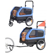 VEVOR Dog Bike Trailer Pet Bicycle Trailer & Stroller 88 lbs Water Resistant