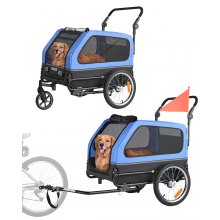 VEVOR Dog Bike Trailer Pet Bicycle Trailer & Stroller 88 lbs Water Resistant