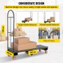 U-boat Utility Cart 60L*60H with Removable Handles and 2000lbs Capacity Steel