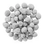 VEVOR Ceramic Fire Pebble Stones, 1-2 inch 48 Pcs Lava Rocks, Reusable Fire Pit Stones Indoor and Outdoor Use, Decorative Firepit Rocks for Propane/Gas Fireplace, Stove, Courtyard, Camping