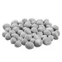 VEVOR Ceramic Fire Pebble Stones, 1-2 inch 48 Pcs Lava Rocks, Reusable Fire Pit Stones Indoor and Outdoor Use, Decorative Firepit Rocks for Propane/Gas Fireplace, Stove, Courtyard, Camping