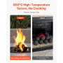 3 Inch 15 Pcs Ceramic Fire Balls Round Fire Stones Reusable Lava Rocks