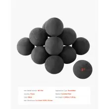 VEVOR 7.6 cm 15 Pcs Ceramic Fire Balls Round Fire Stones Reusable Lava Rocks
