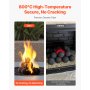 4 Inch 12 Pcs Ceramic Fire Balls Round Fire Stones Reusable Lava Rocks