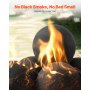 5 Inch 6 Pcs Ceramic Fire Balls Round Fire Stones Reusable Lava Rocks