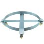 VEVOR Heavy Duty Drum Dolly 4 Swivel Caster Wheel 55 Gallon Steel Frame Non Tipping with Brake