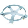 VEVOR Heavy Duty Drum Dolly 5 Swivel Caster Wheel 55 Gallon Steel Frame Non Tipping with Brake