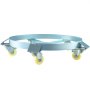 VEVOR Heavy Duty Drum Dolly 5 Swivel Caster Wheel 55 Gallon Steel Frame Non Tipping with Brake