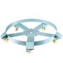 VEVOR Heavy Duty Drum Dolly 5 Swivel Caster Wheel 55 Gallon Steel Frame Non Tipping with Brake