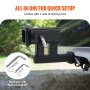 VEVOR Rise-Drop Extender Extension Trailer Hitch Receiver 1-1/4" to 2" Adapter