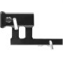 Adaptador de enganche VEVOR, extensor de enganche receptor de 1-1/4" a 2", elevador de enganche de remolque con elevación/descenso de 4", longitud de extensión de 6-1/2", capacidad de remolque de 4000 lb, incluye pasadores, perno y tuerca, color negro