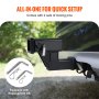 VEVOR Trailer Hitch Riser Tow Adapter Extender for 2" Receiver with 4" Rise/Drop