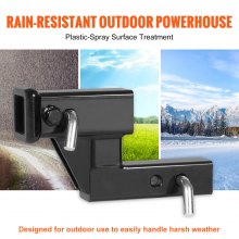 VEVOR Trailer Hitch Riser Tow Adapter Extender for 2" Receiver with 4" Rise/Drop