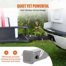 VEVOR Trailer Hitch Extension 2" Receiver Adapter Extender Tow 4000 lbs Capacity
